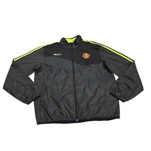 Manchester United Official Full Zip Soccer Track Jacket  Adult Size Large‎